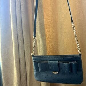 Kate Spade Navy Crossbody Bag with Bow